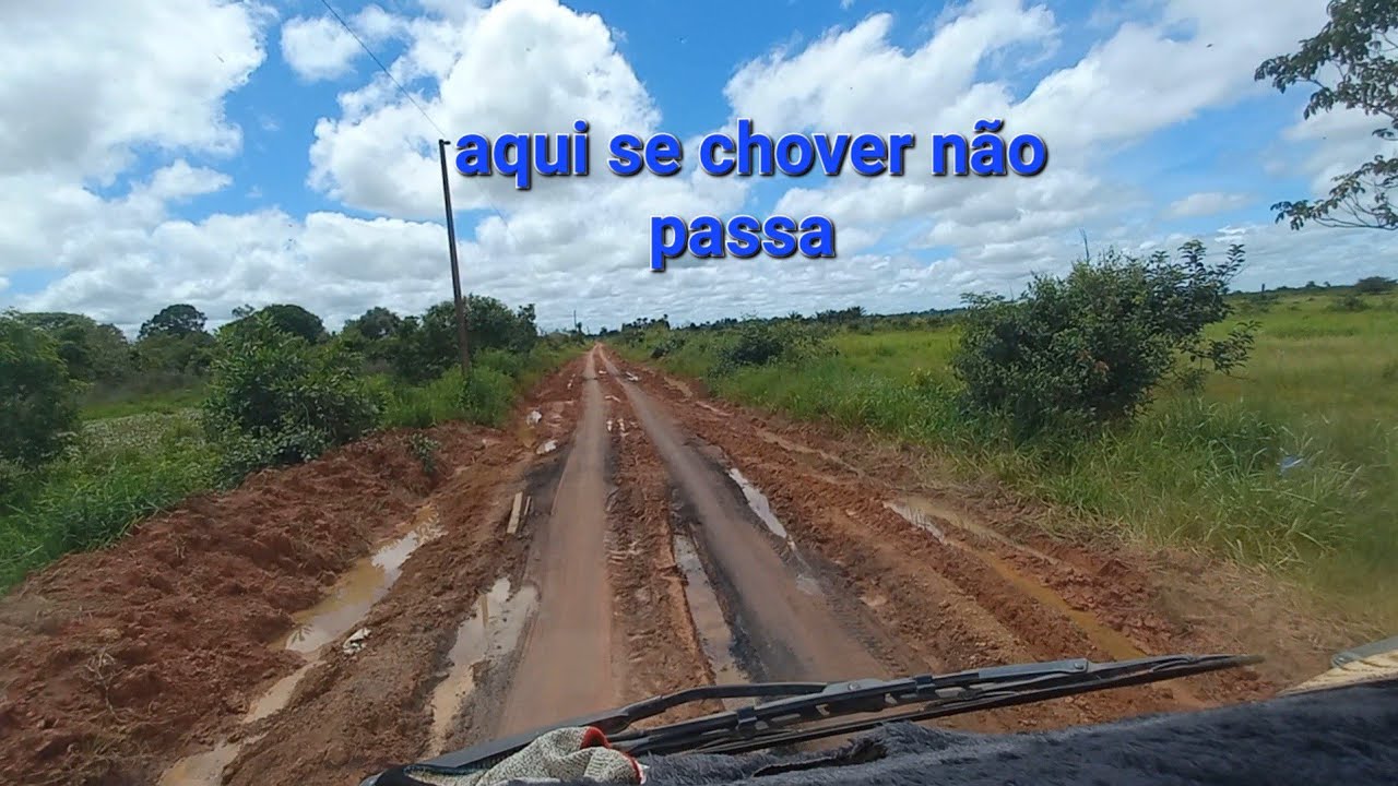 Estrada do Barracão de cipó se chover não passa