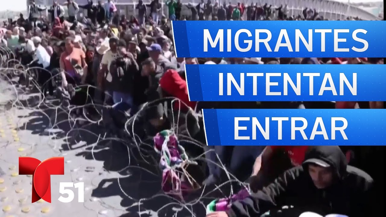 Migrantes se arrepienten de intentar entrar a la fuerza a EEUU desde México