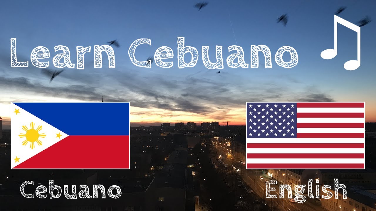 Learn before Sleeping - Cebuano (native speaker)  - with music