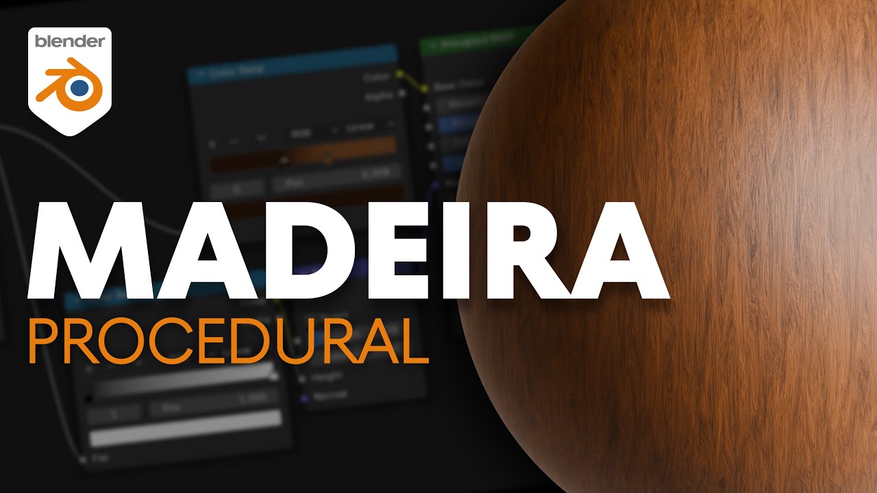 Como criar Textura de MADEIRA REALISTA (Procedural) no Blender 3D