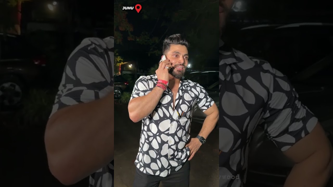 Shiv Thakare Spotted At Roshni Walia Mom Birthday Party