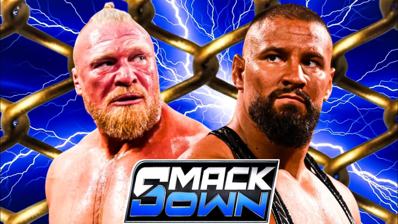 Brock Lesnar vs Bron Breakker WWE Smackdown 23 Jan 2026 Steel Cage Match - Wwe2k25 Game Play
