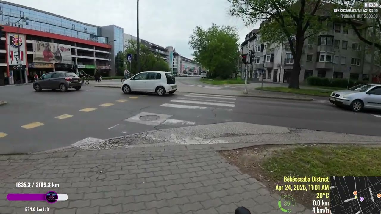 Bebiciklizem egész Magyarországot! 13. Nap. Békéscsaba - Szolnok 111 km