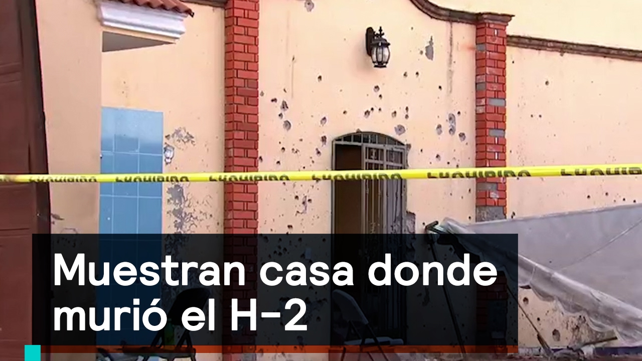 Muestran casa donde murió 'El H-2' - Inseguridad - Denise Maerker 10 en punto