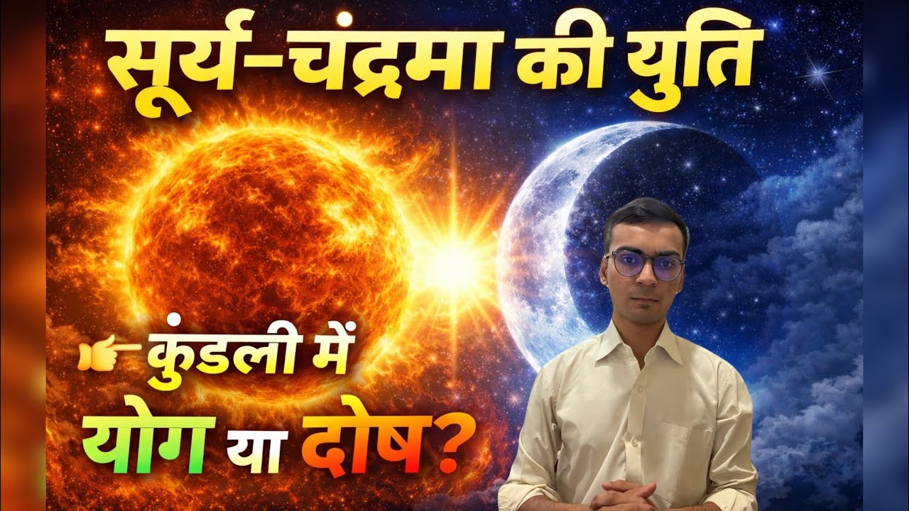 Sun and Moon Conjunction in Astrology| Amavasya Dosha in Kundli|#astrology|#amavasya|#astrogoswami 