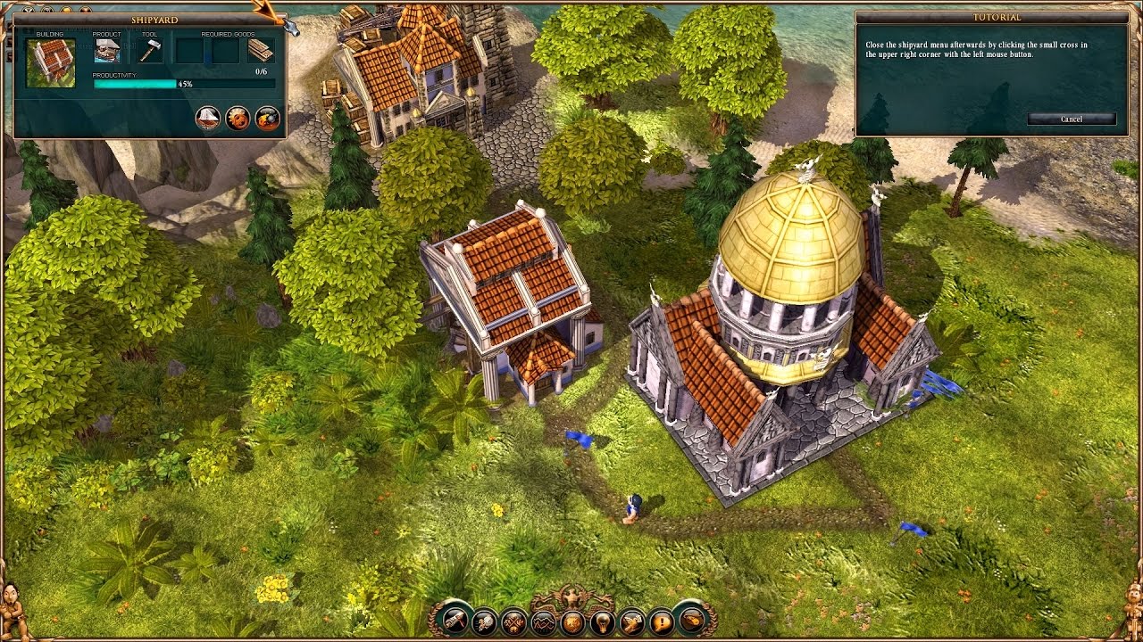 The Settlers 2: 10th Anniversary gameplay. Tutorials and intro