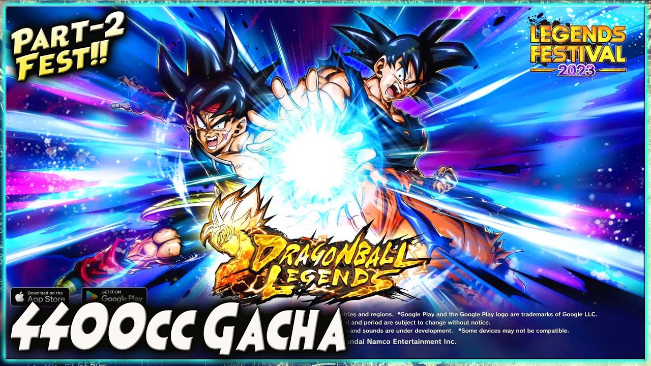 4400cc GACHA 2 PUTARAN LF TAG GOKU & BARDOCK Legend Fest 2023 🔥 Dragon Ball Legends