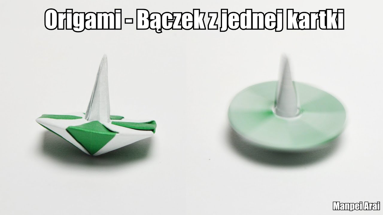 Origami - Bączek z jednej kartki