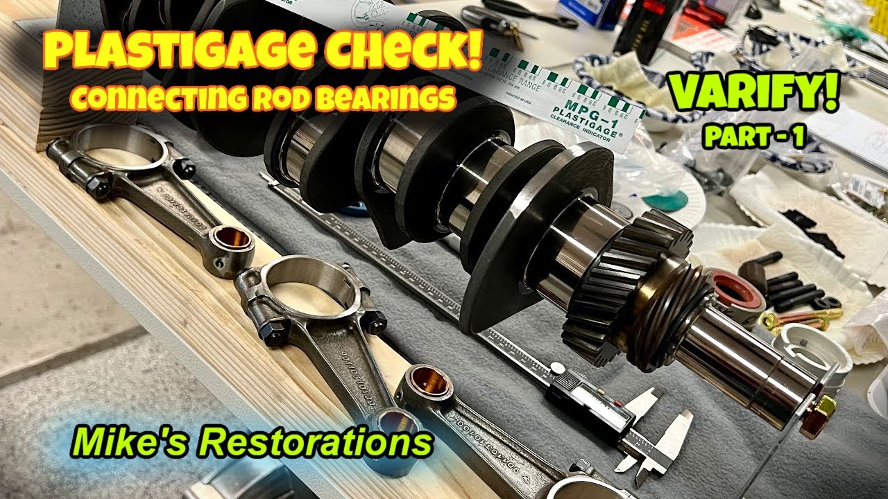 PLASTIGAGE Check & Verify bearing clearances!