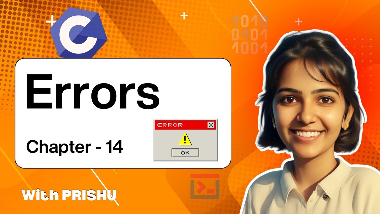 14. Errors in C Programming | C Language Complete Course | Happy Coding with PRISHU