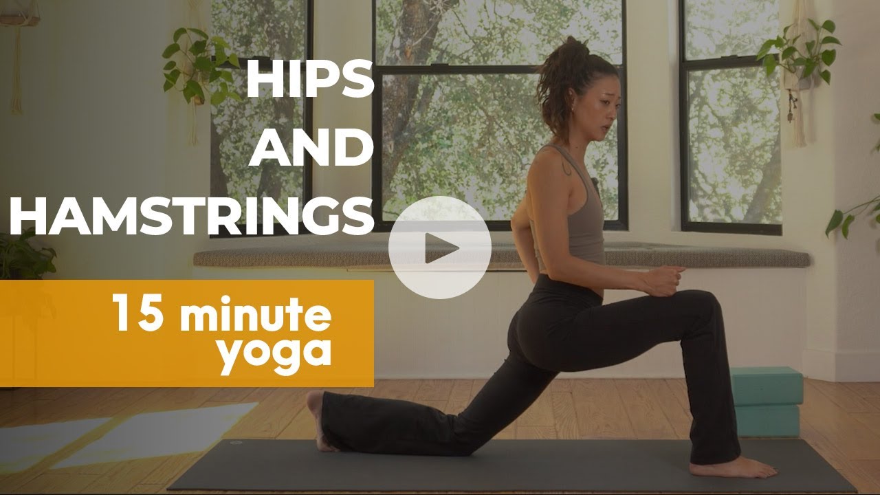 15 min Yoga for Hips and Hamstrings | Quick Stretch to Release Tightness