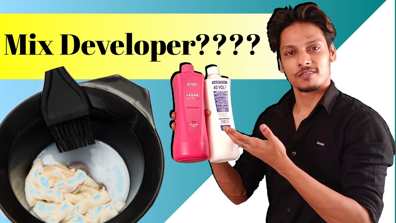 Mixing Developer || Kya Hum Developer Ko Mix Kar Sakte Hai || Volume of Developer