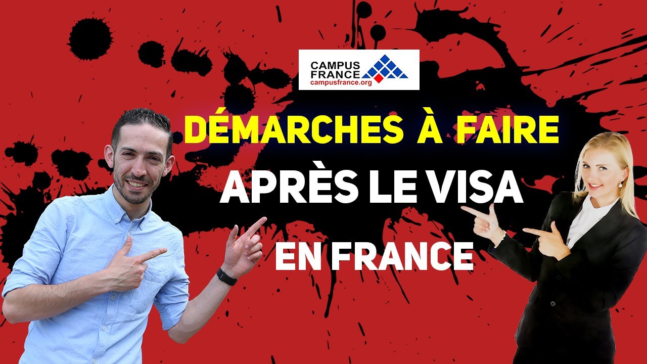 Les démarches de l'étudiant à son arrivée en Franceالمراحل التي يقوم بها الطالب بعد الوصول إلي فرنسا