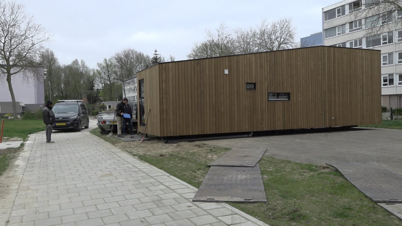 Eerste tiny houses geplaatst in Crabbehof