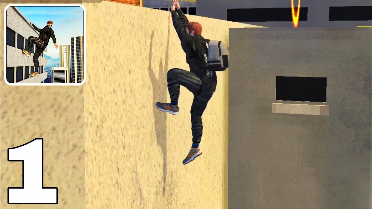 Going Up Rooftop Parkour Games Walkthrough Gameplay Part 1