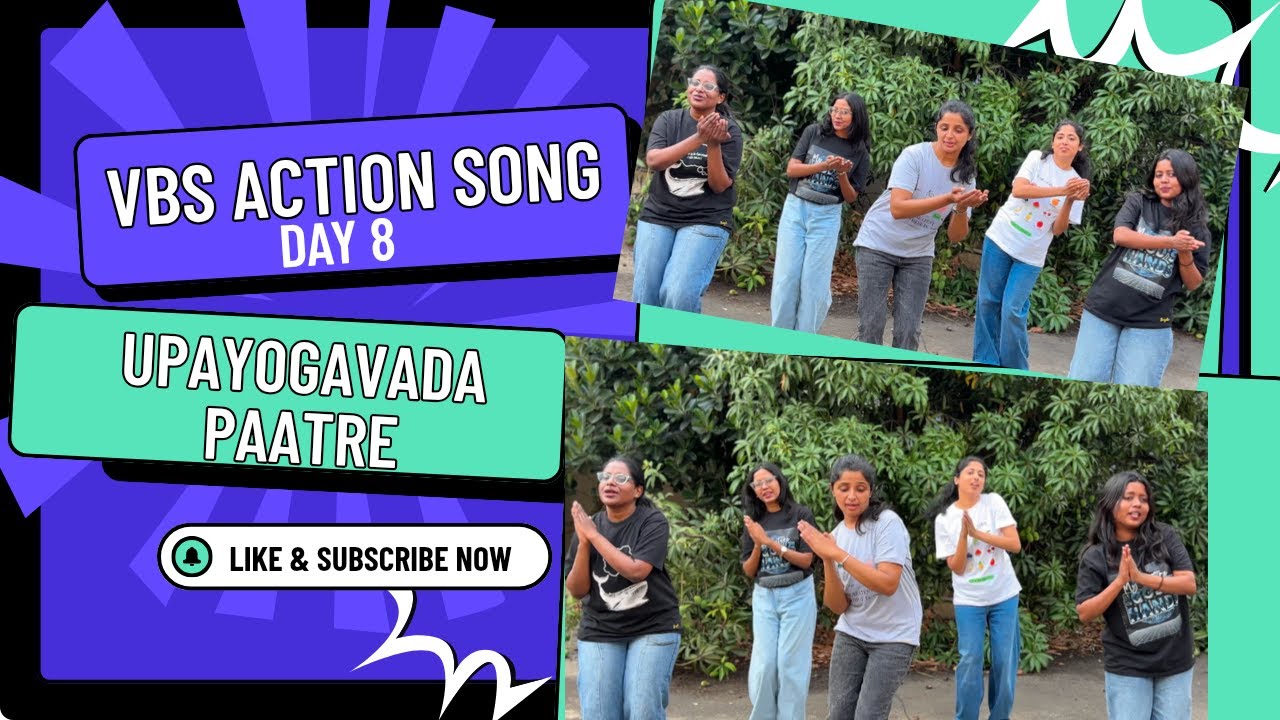 Upayogavada Paathre – VBS 2025 Day 8 Theme Song | Kids Worship | Trayeka Ministries