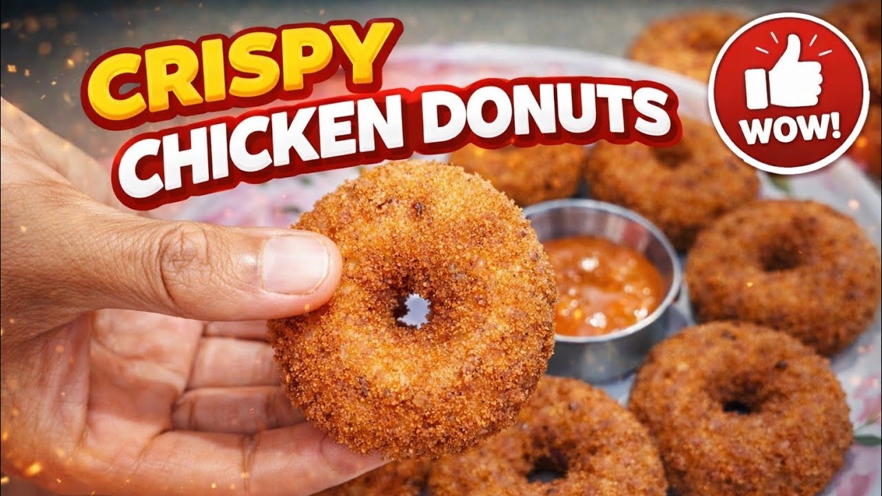 Aise Crispy Chicken Donuts Kabhi Khaye Hai? 😍🔥 | Crispy & Juicy
