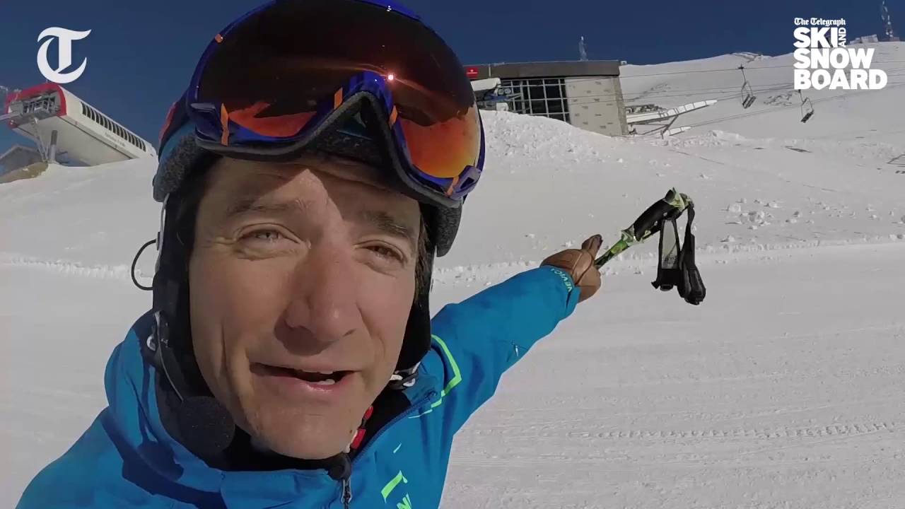 Graham Bell skis La Face run in Val d'Isère