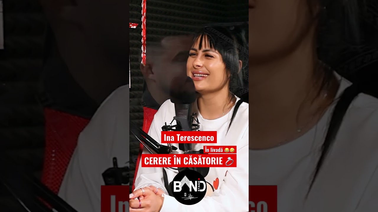 Ina Terescenco, despre cererea &icirc;n căsătorie 💍 &ldquo;Tu ai crezut chiar că mă va cere &icirc;n livadă?&rdquo; 🤣😂
