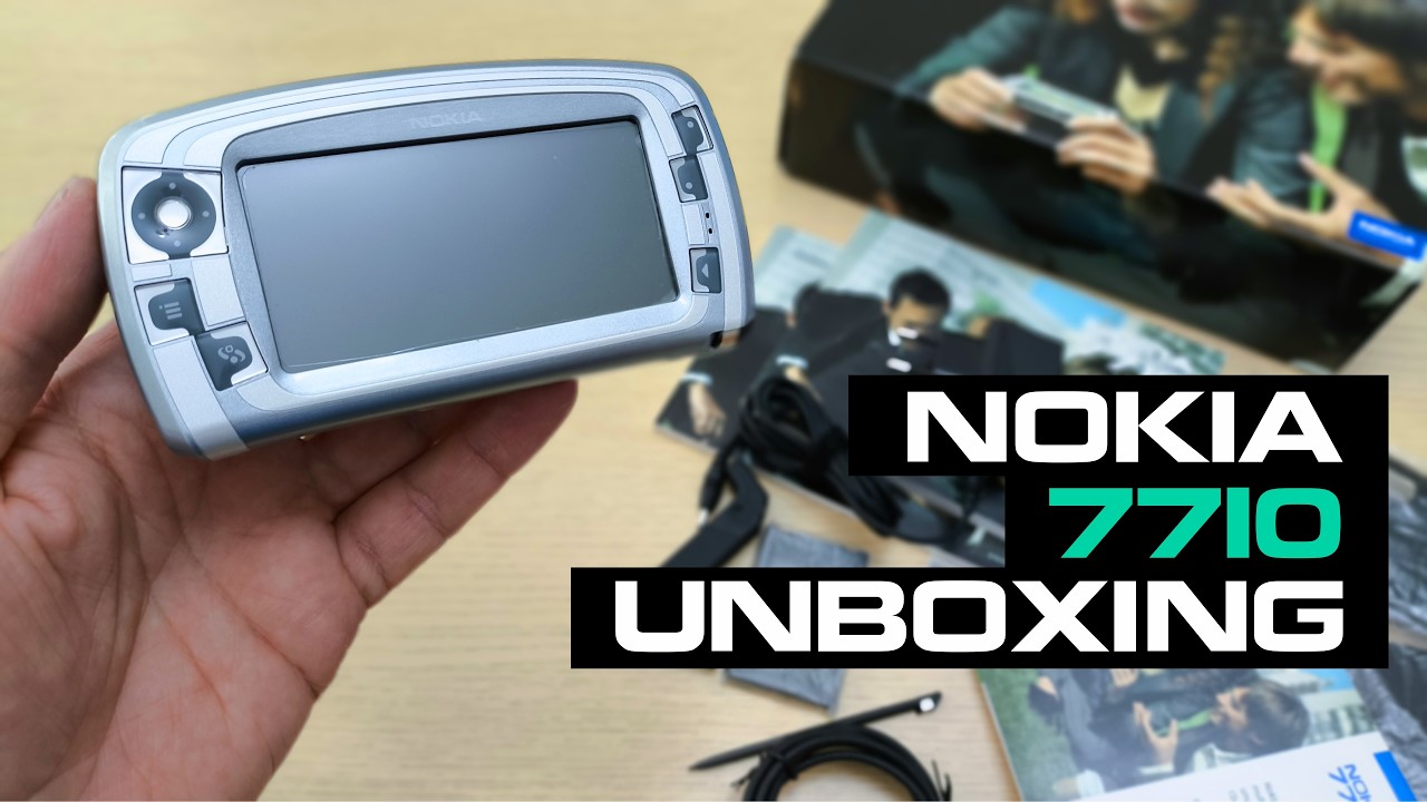 Nokia 7710 - First Nokia TOUCHSCREEN (including SU-22 DVB-H TV Streamer)