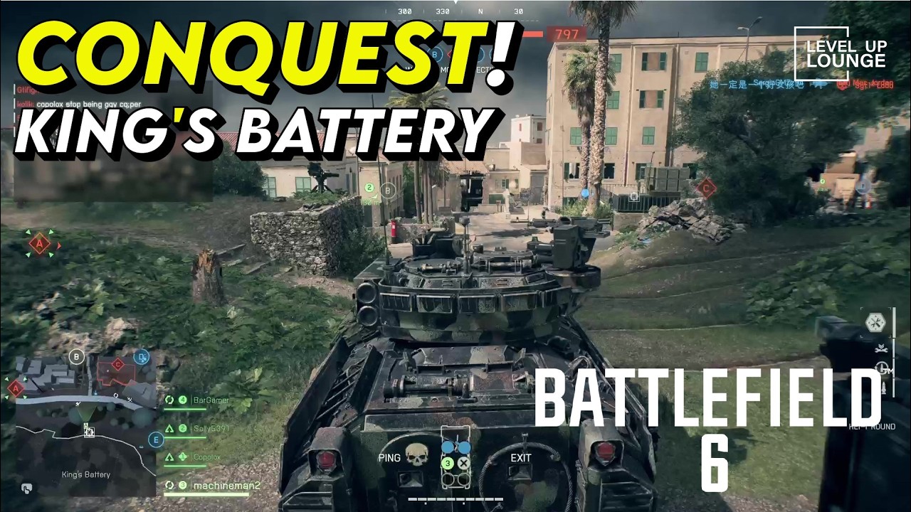 Battlefield 6 PS5 4K Gameplay | Conquest on King's Battery