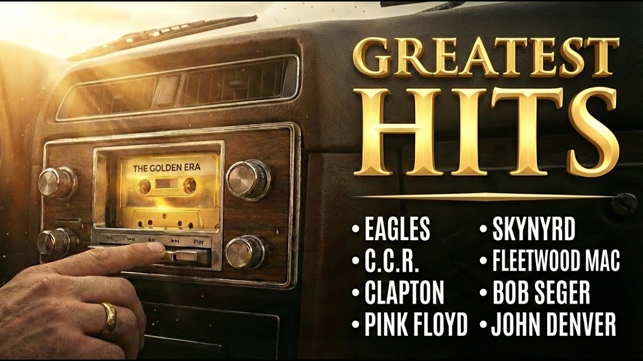 Ultimate 70s 80s Acoustic Rock Collection 🇺🇸 Best Songs For A Long Drive (Eagles, CCR, Clapton)
