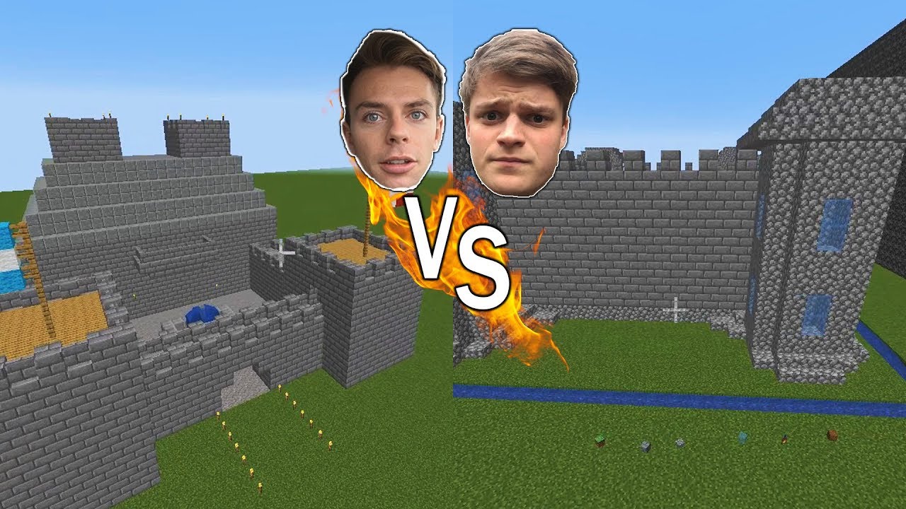 HVEM KAN BYGGE DET FLOTTESTE SLOT I MINECRAFT?
