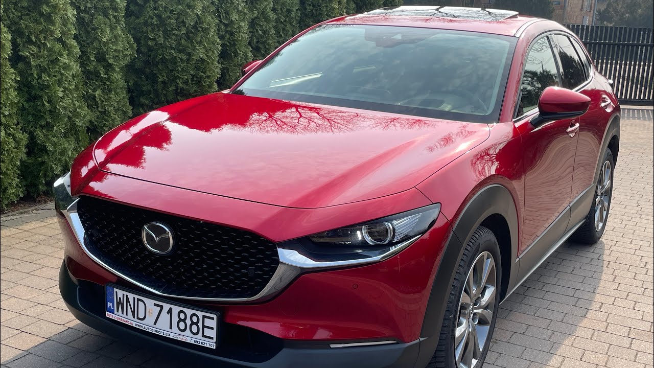 Mazda CX-30 Selection Exclusive Line e-skyactive X 186KM Szyberdach Soul Red Film od Auto-Sukces