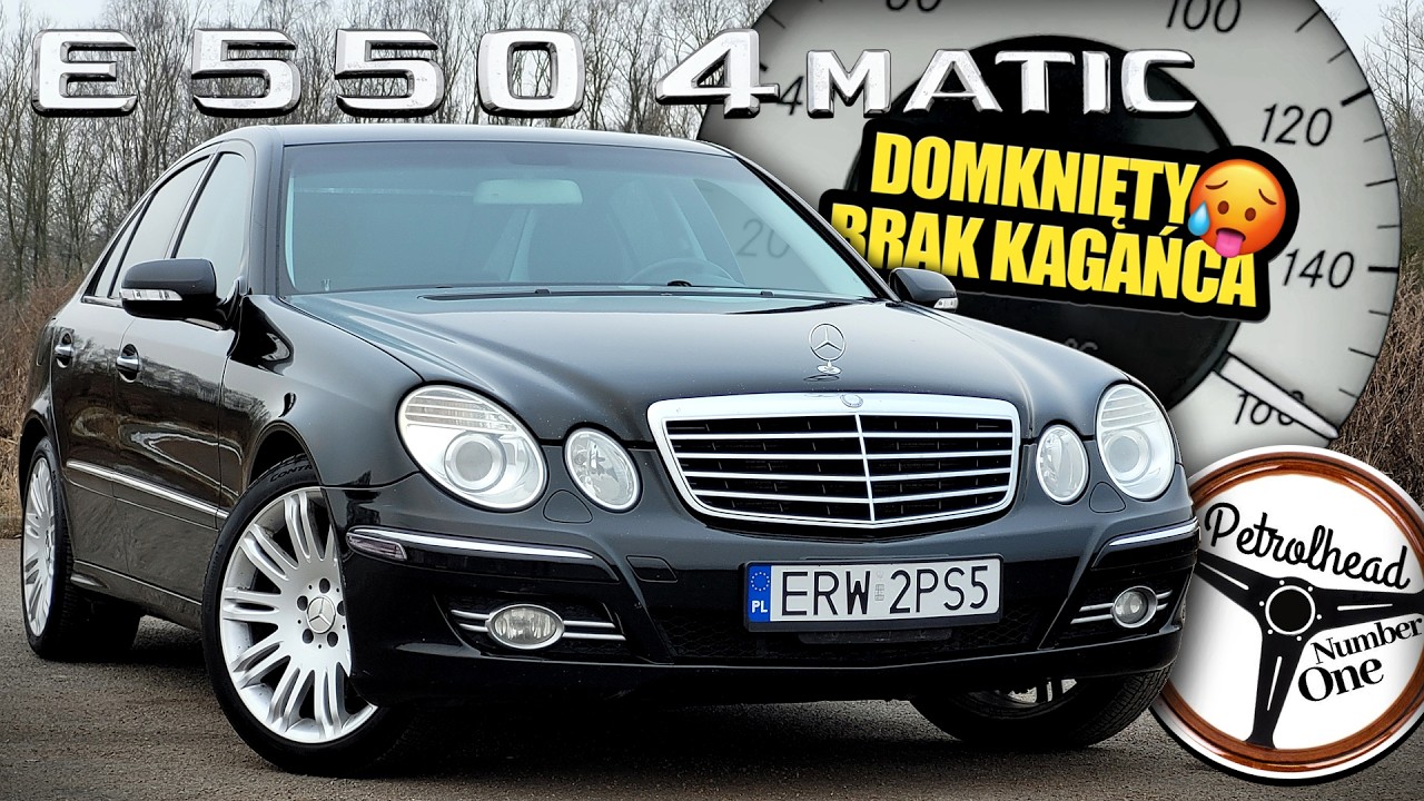 2006 Mercedes E550 4matic (388 KM) | *BRAK KAGAŃCA* 0-100, 100-200, 200-250 km/h, TEST AUTOBAHN | 4K