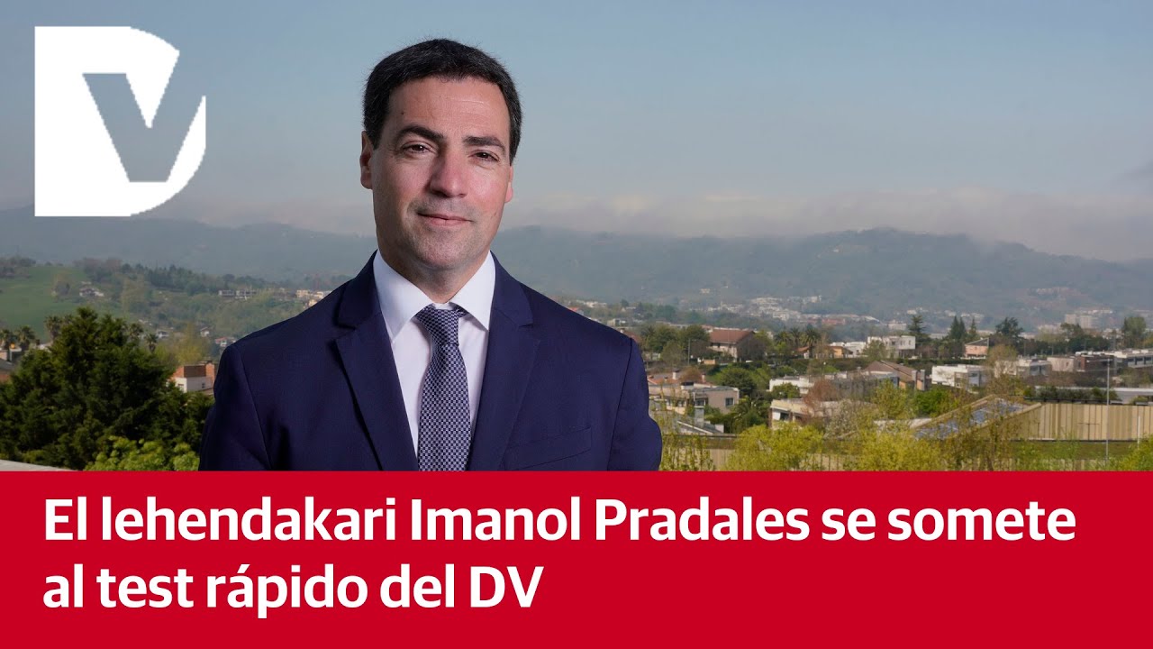 ¿El Hormiguero o La Revuelta? El lehendakari Imanol Pradales se somete al test rápido de DV
