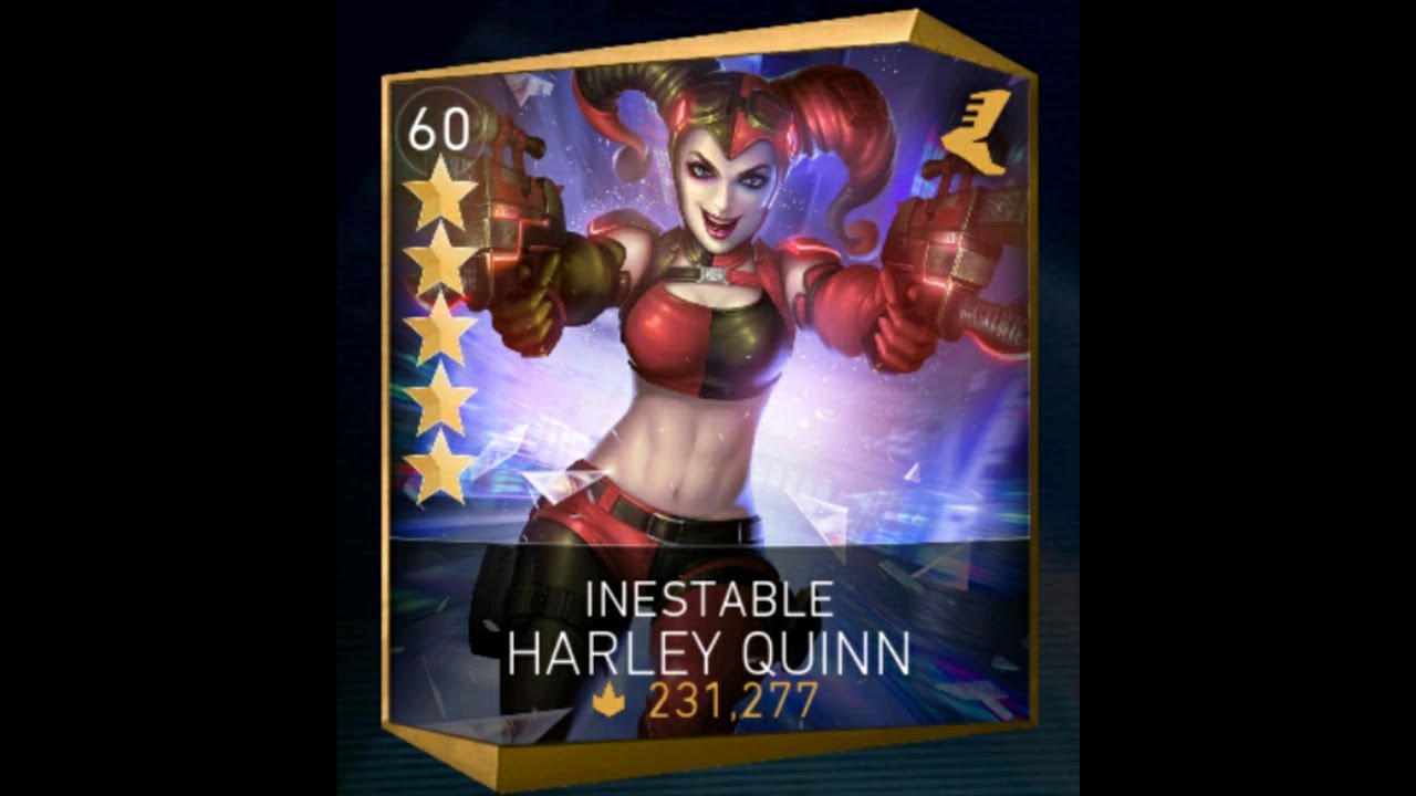 INJUSTICE 2 MOBILE FULL LVL60 HARLEY QUINN!!!