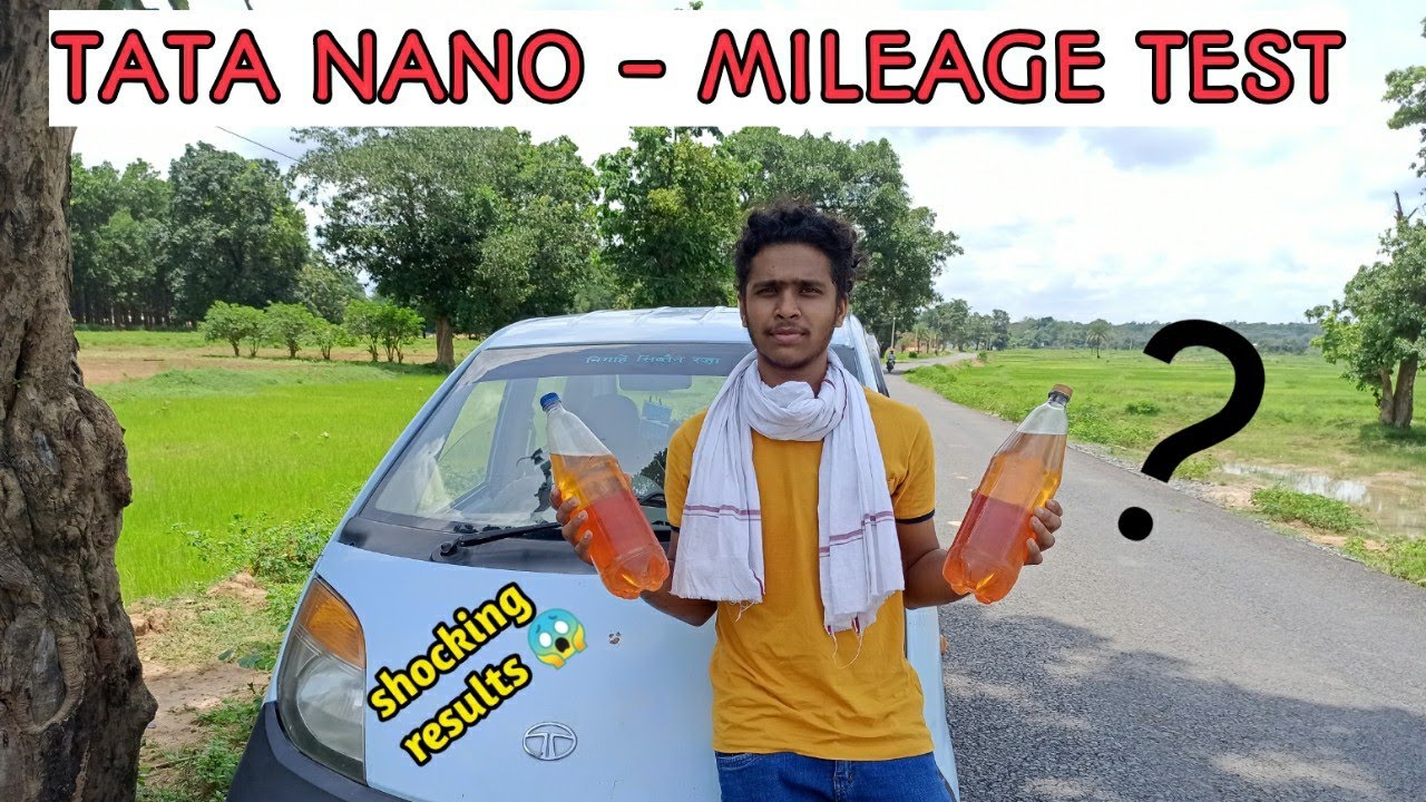 Tata nano mileage - mileage test | GEARHEAD