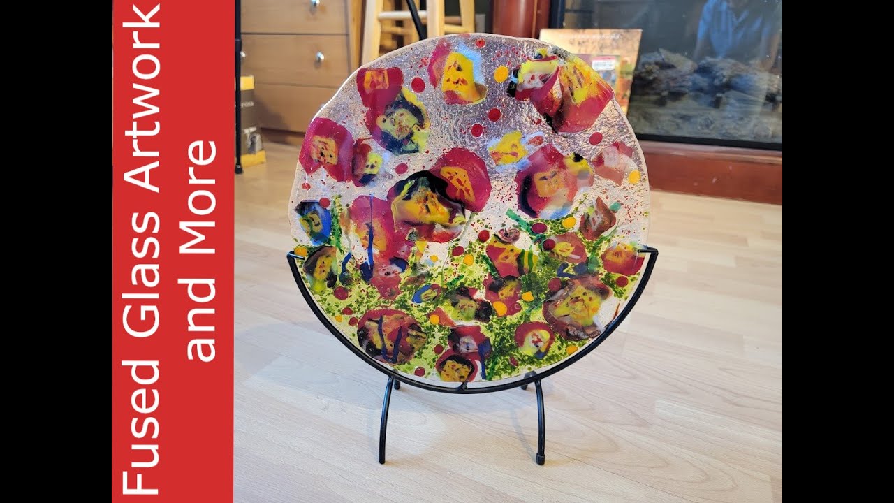 Elevate Your Fused Glass Artwork with these Flattened Flowers
