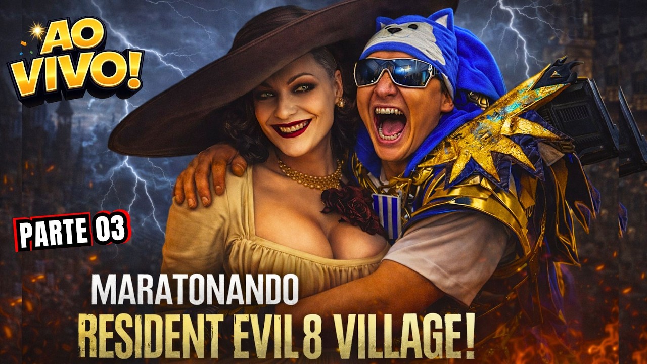 AO VIVO MARATONANDO RESIDENT EVIL 8 VILLAGE PARTE 3 ATÉ o RE9 ! UColecionador !