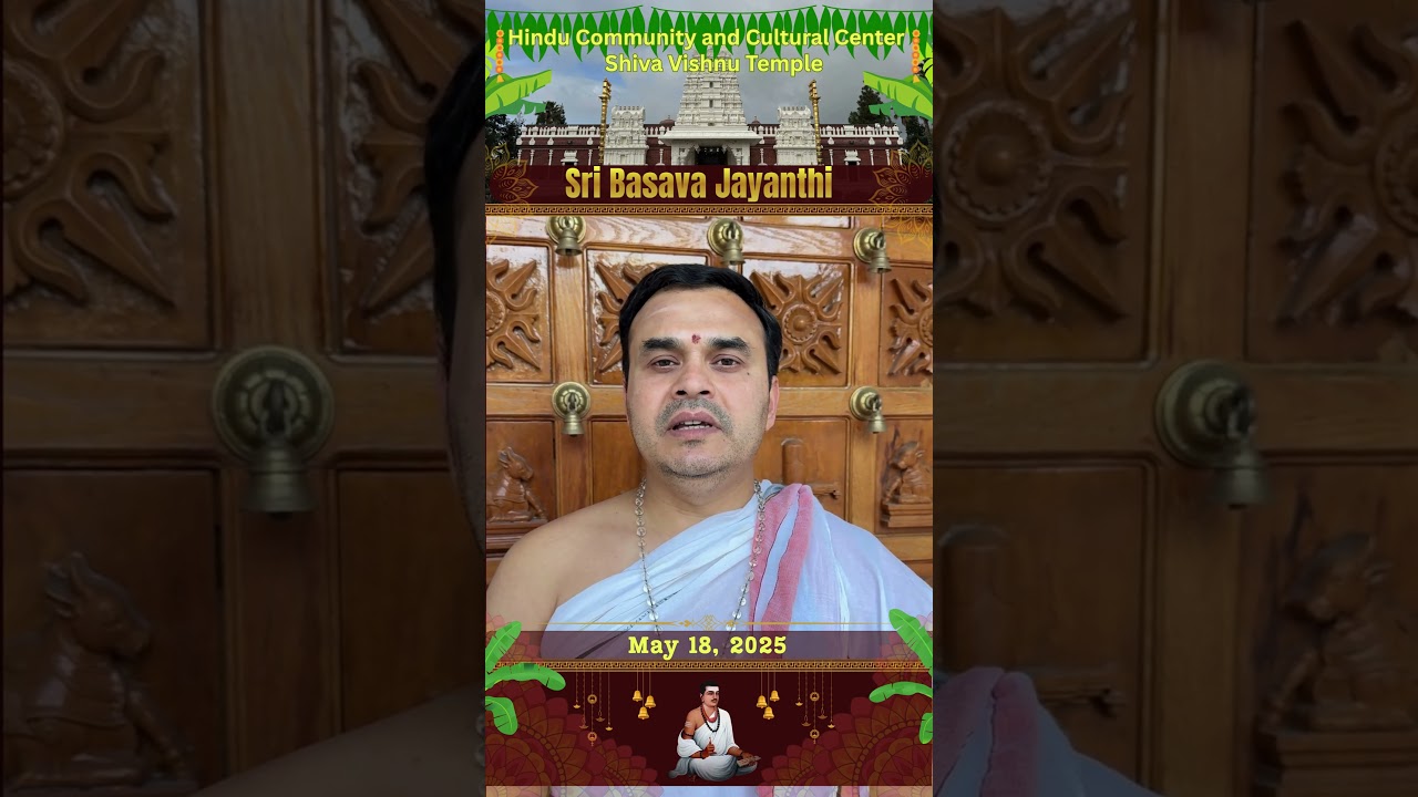 Sri Basava Jayanthi #shivavishnutemple #templecelebration #blessings #templeevents #basavajayanthi