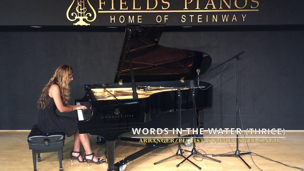 Words in the Water - Thrice (Major/Minor): Instrumental Piano Cover by Summer Swee-Singh