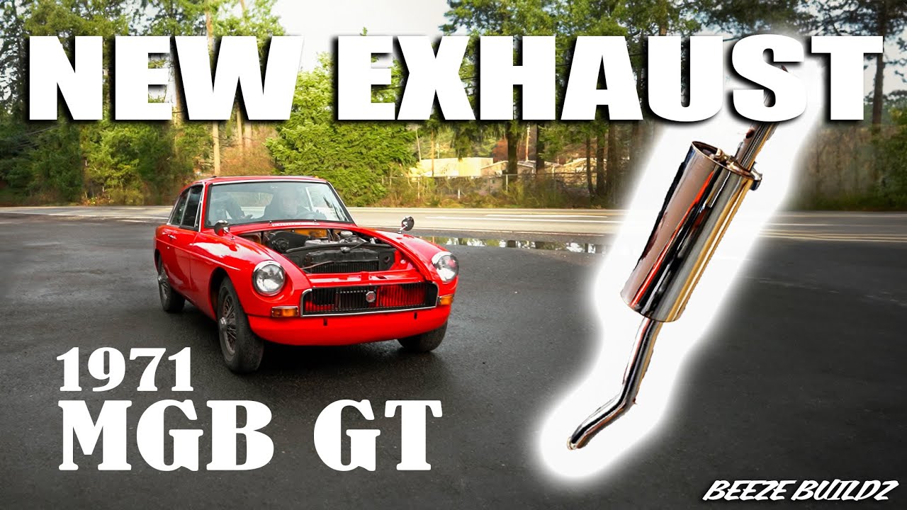 MGB GT Trophy Exhaust Installation