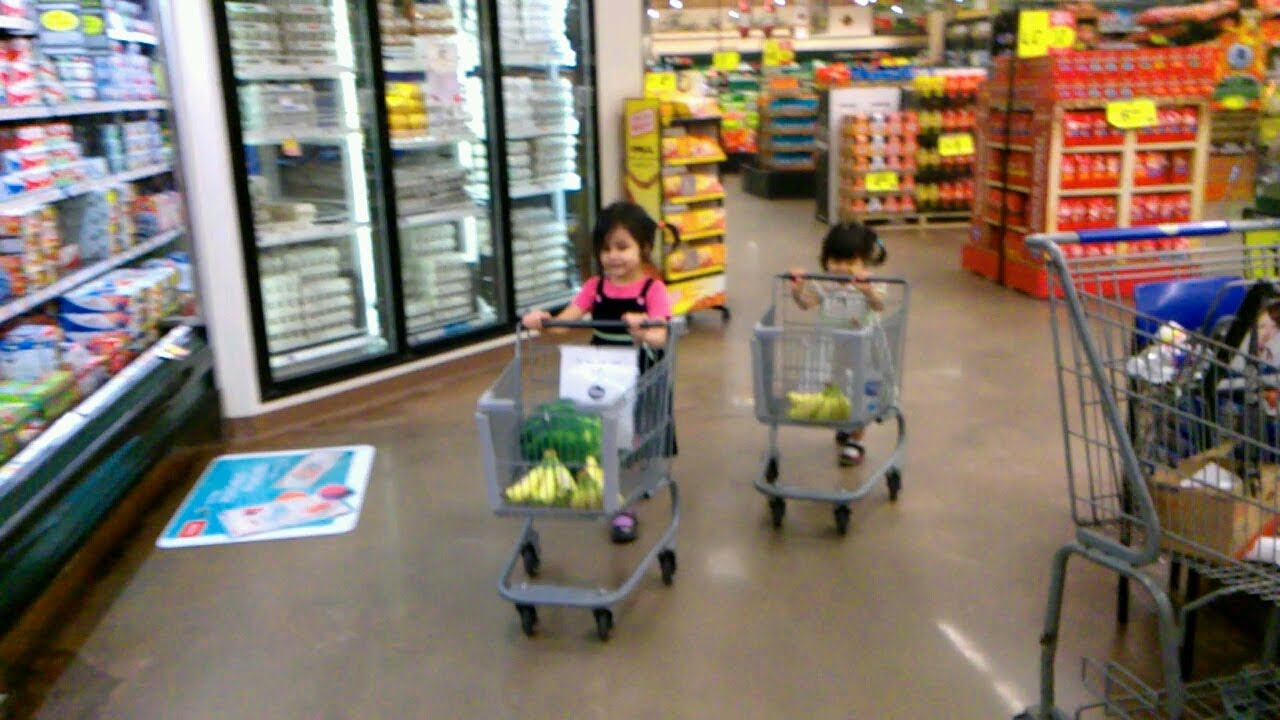 Kid Size Shopping Trip Little Shopping Cart