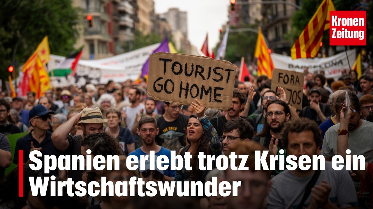 Spanien erlebt trotz Krisen ein Wirtschaftswunder | krone.tv NEWS
