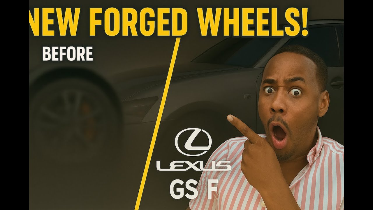 Watch My GS F Transformation: Custom Forged Rims from China