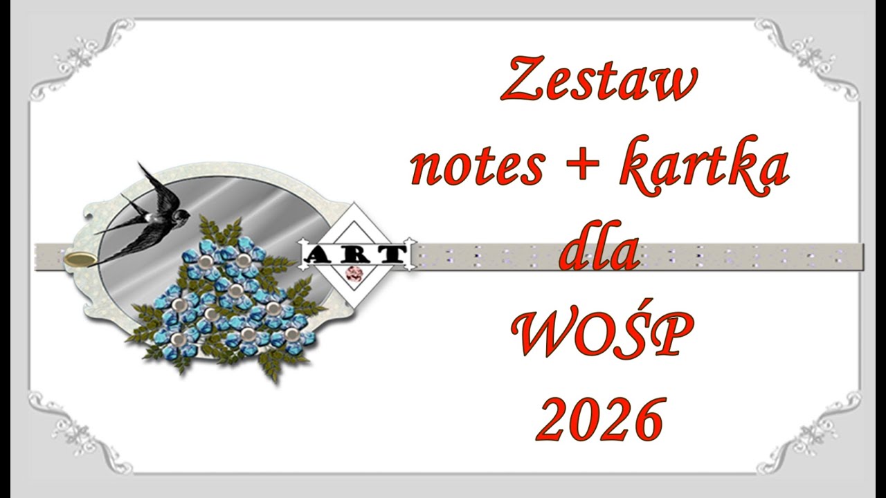 Notes i kartka z ptakami - Bird Romance @scrapboys