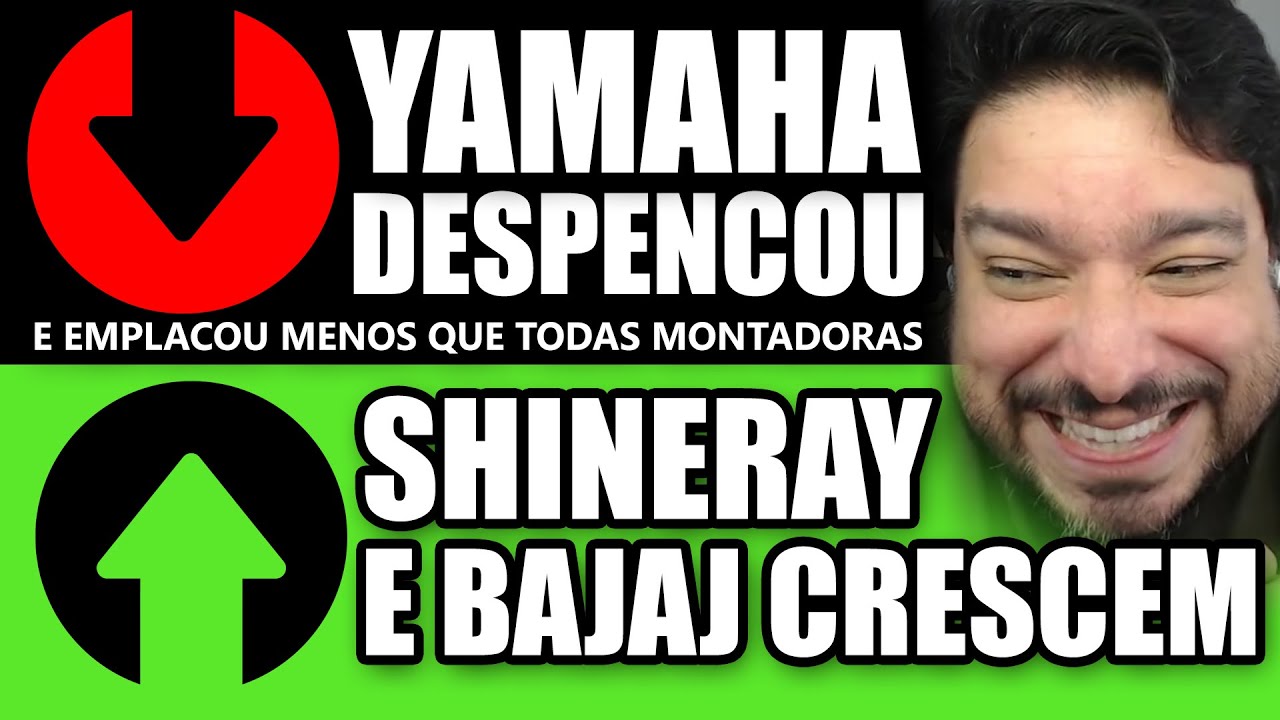 ⬇️YAMAHA DESPENCOU e emplacou menos que todas montadoras - Veja o número de emplacamentos