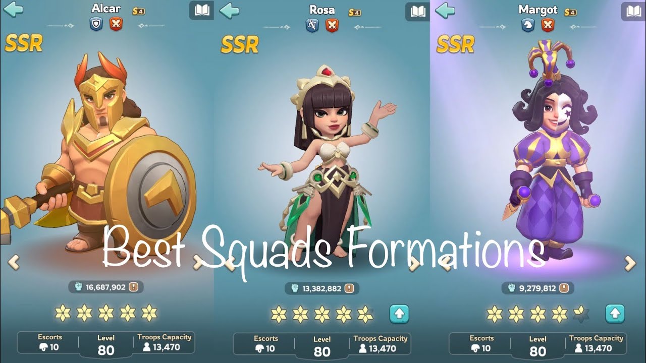Kingshot BEST HERO SQUAD FORMATIONS - season s4 ! 