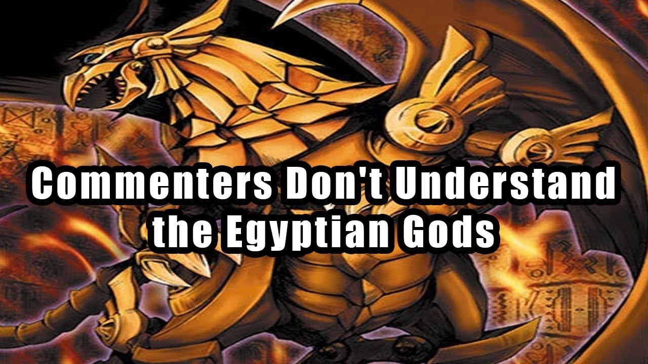 Commenters Don't Understand the Egyptian Gods