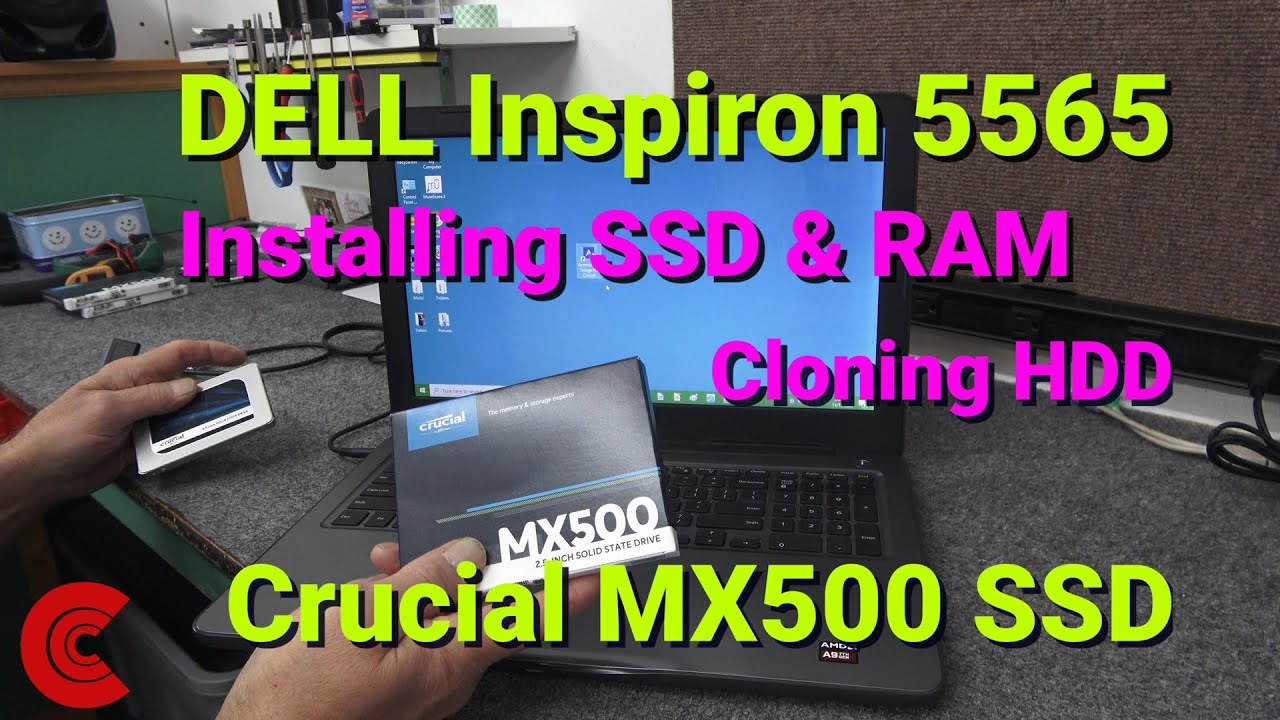 DELL Inspiron 5565 SSD & MEMORY UPGRADE CLONE HARD DRIVE ACRONIS TRUE IMAGE