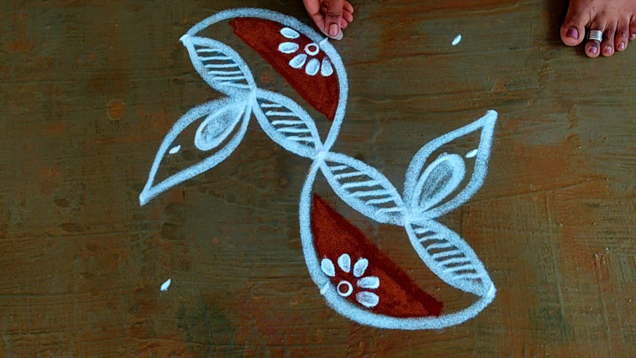 Aadi madham Easy kolam🌹3X3 Vilakku kolam design🌹Simple muggulu design🌹Easy rangoli🌹Creativerangolis