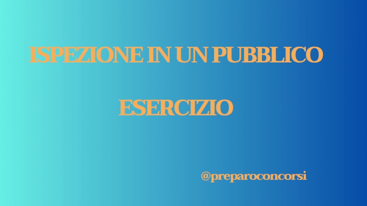 IL CONTROLLO IN UN PUBBLICO ESERCIZIO: NON SOLO TULPS