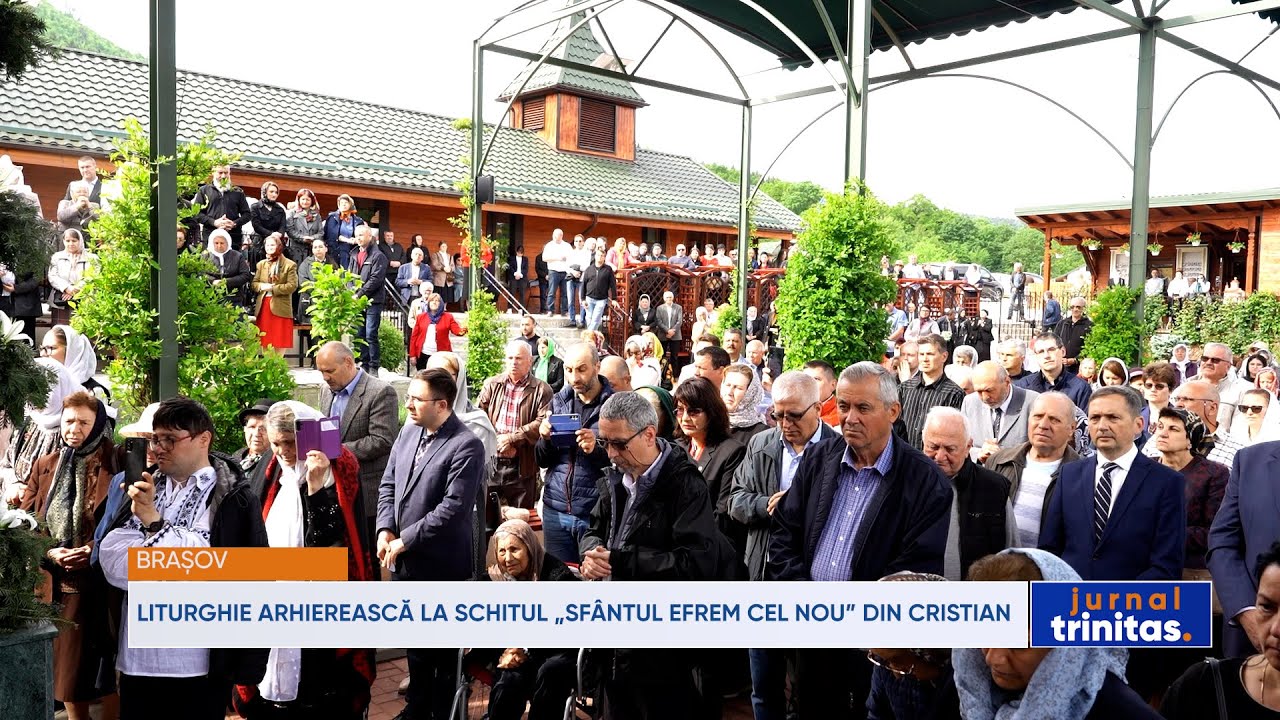 Liturghie arhierească la Schitul „Sfântul Efrem cel Nou” din Cristian, județul Brașov