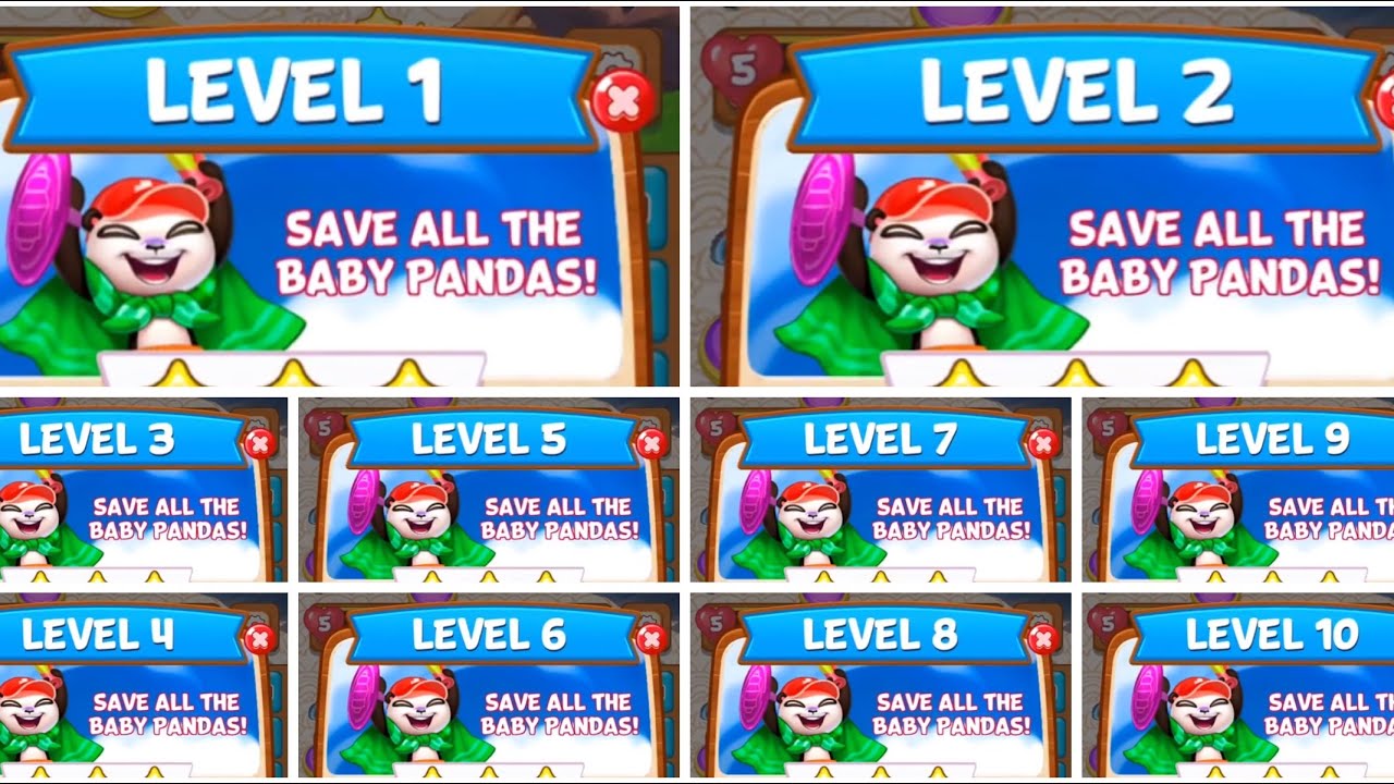 Panda Pop: Levels 1-10