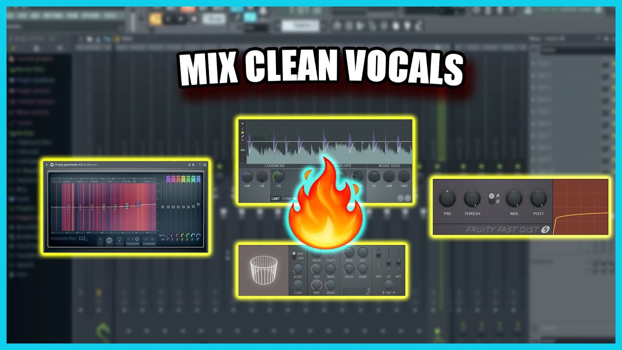 How To MIX VOCALS Fl Studio 20 With Stock Plugins (+ FREE VOCAL PRESET)